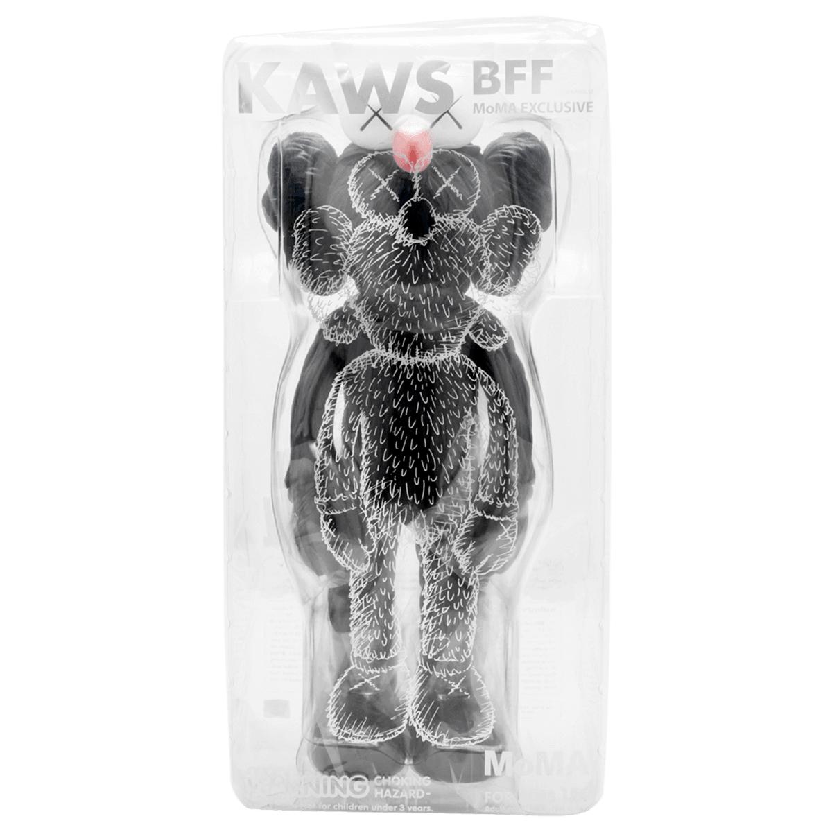 KAWS: BFF (Black) - Original Vinyl Sculpture, Street art, Pop Art. MOMA sold out 2