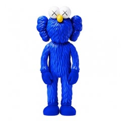 KAWS: BFF (Blue) - Original Vinyl Sculpture, Street art, Pop Art. MOMA