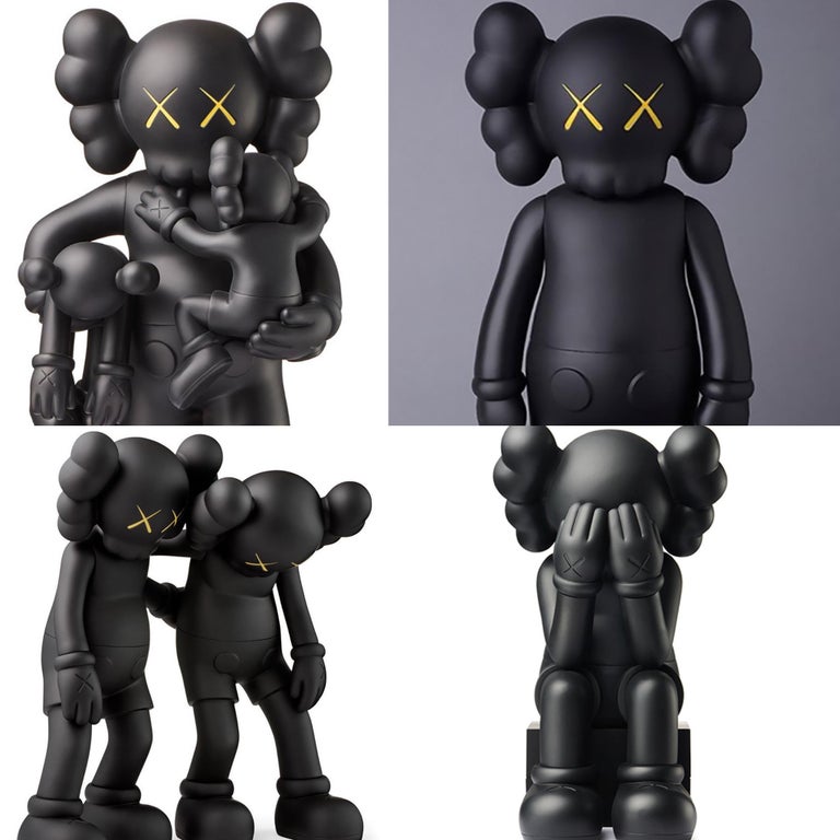 KAWS KAWS Black Companions set of 4 (KAWS Companion 20162019) at