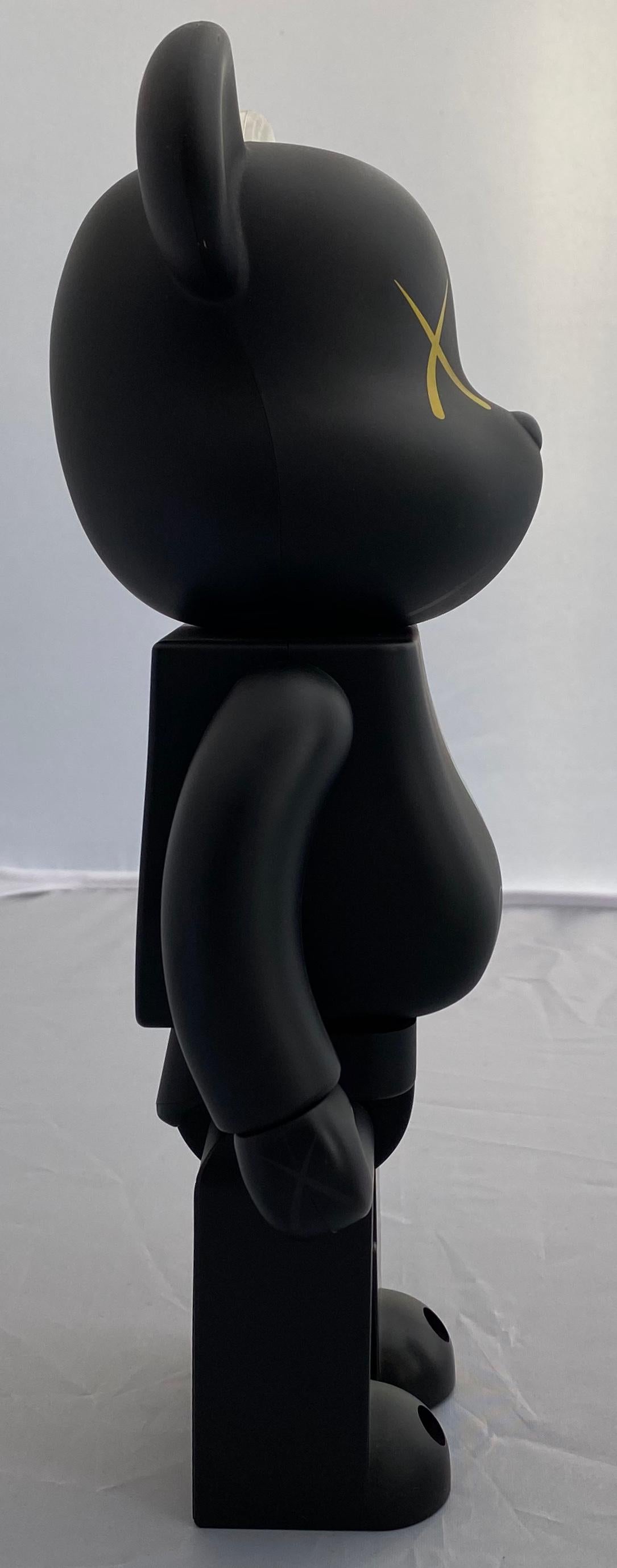 KAWS Black Dissected 400% Bearbrick Companion (KAWS black dissected Be@rbrick)  6