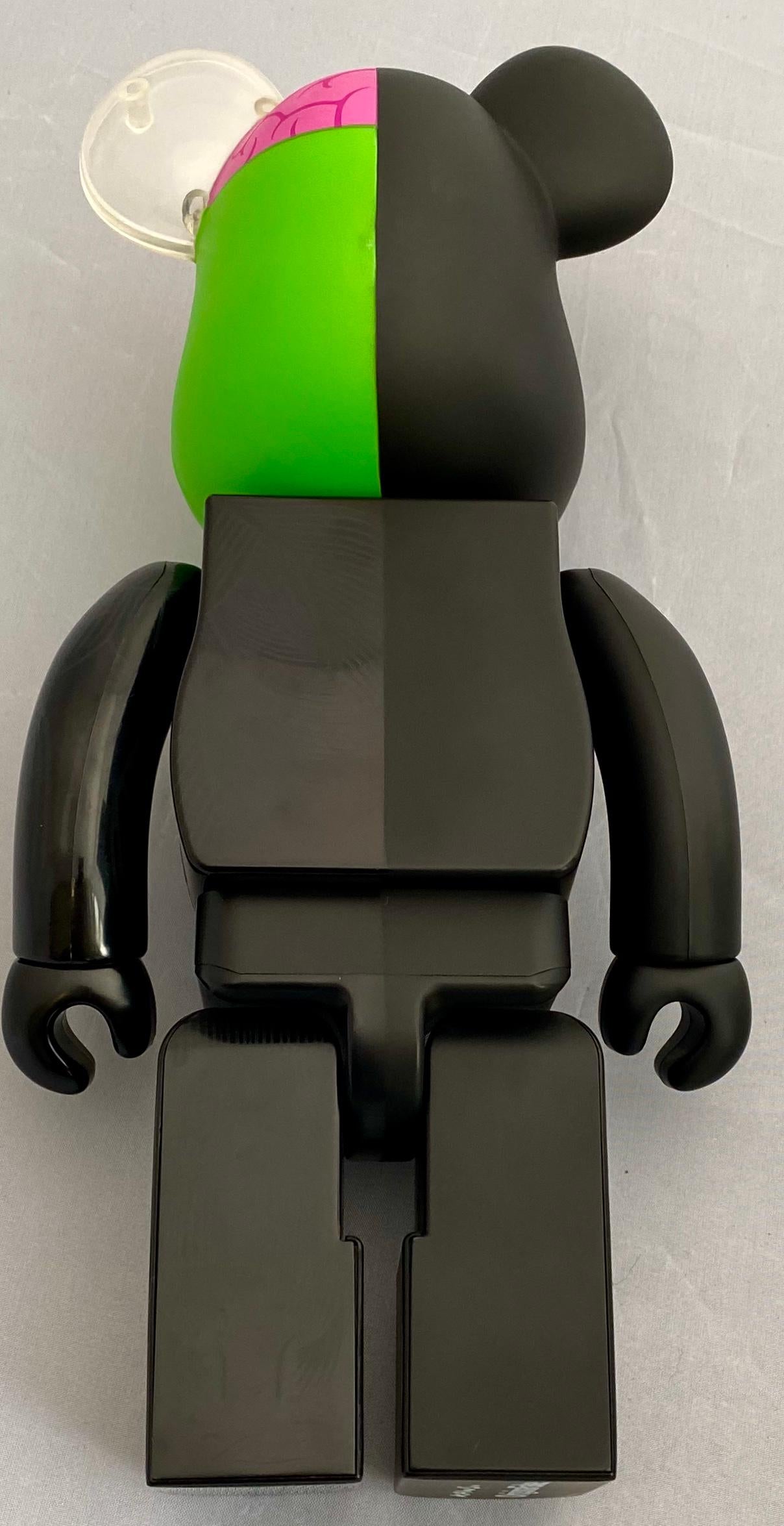 KAWS Black Dissected 400% Bearbrick Companion (KAWS black dissected Be@rbrick)  9