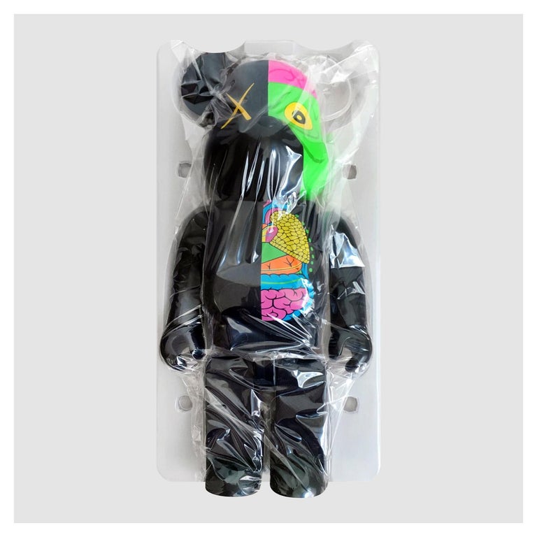 BearBrick KAWS Dissected Black