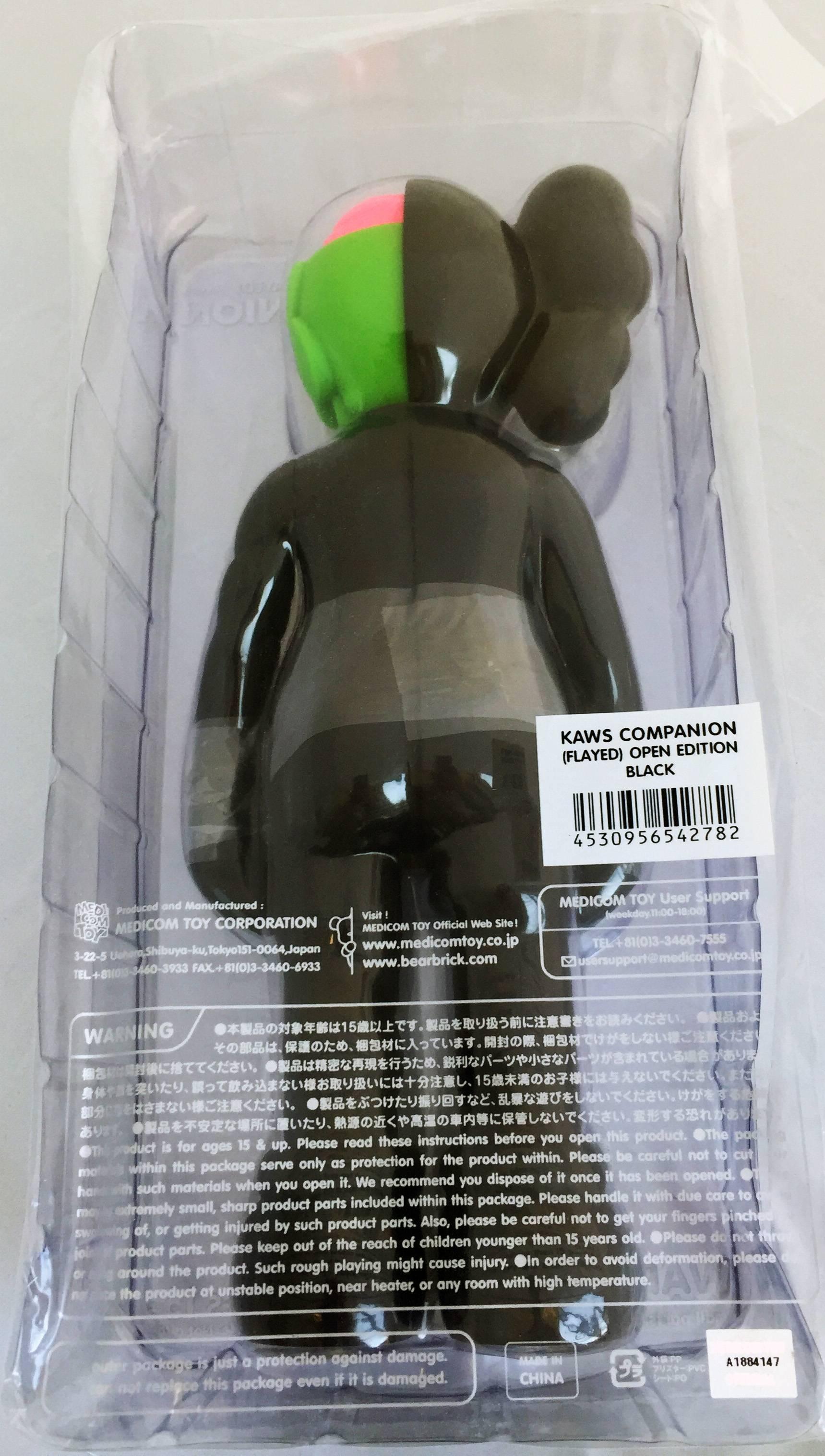 kaws flayed black