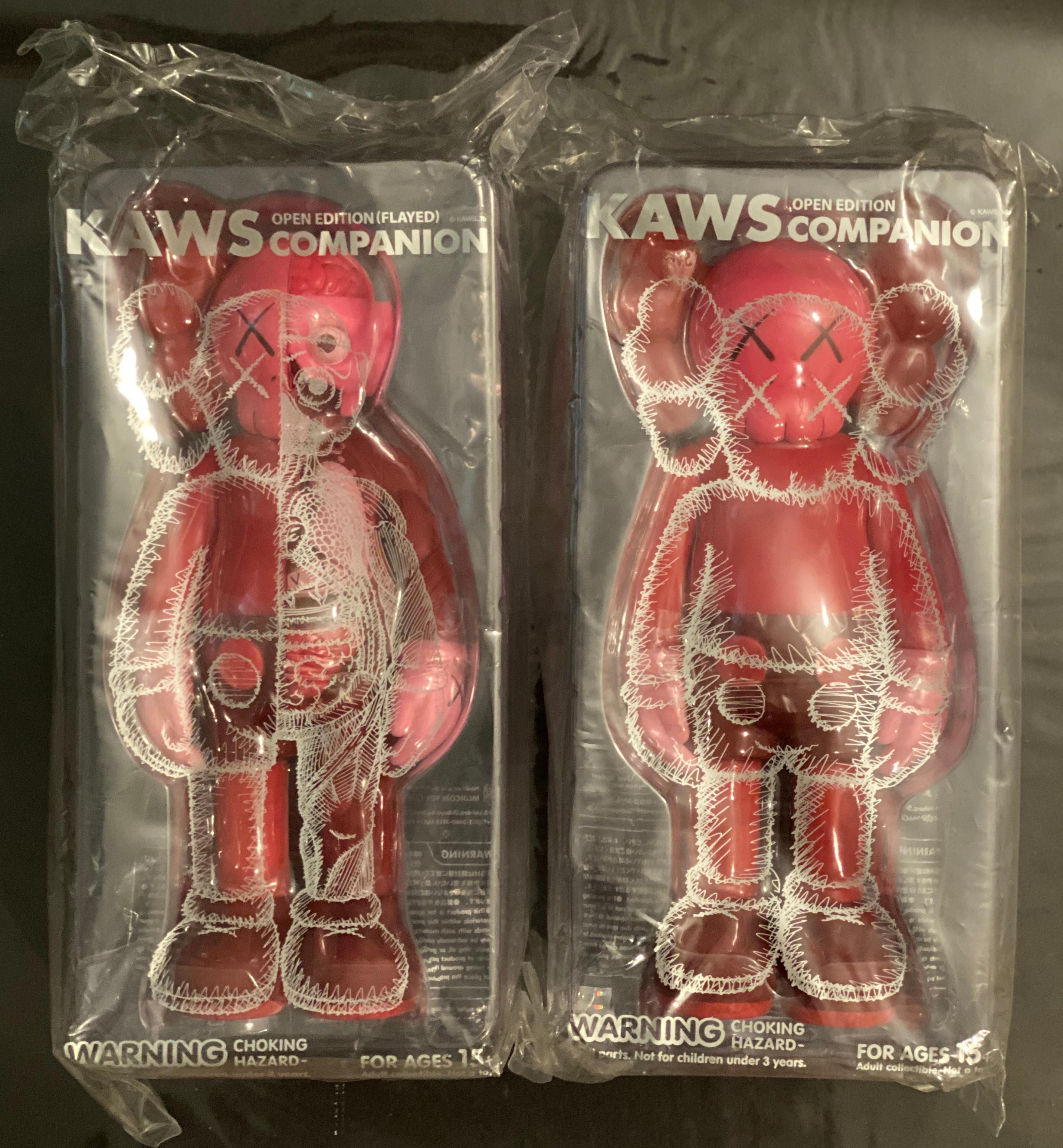 Kaws Blush Set Flayed & Companion YUZ Museum China Decorative Figures Pop Urban  - Mixed Media Art by KAWS