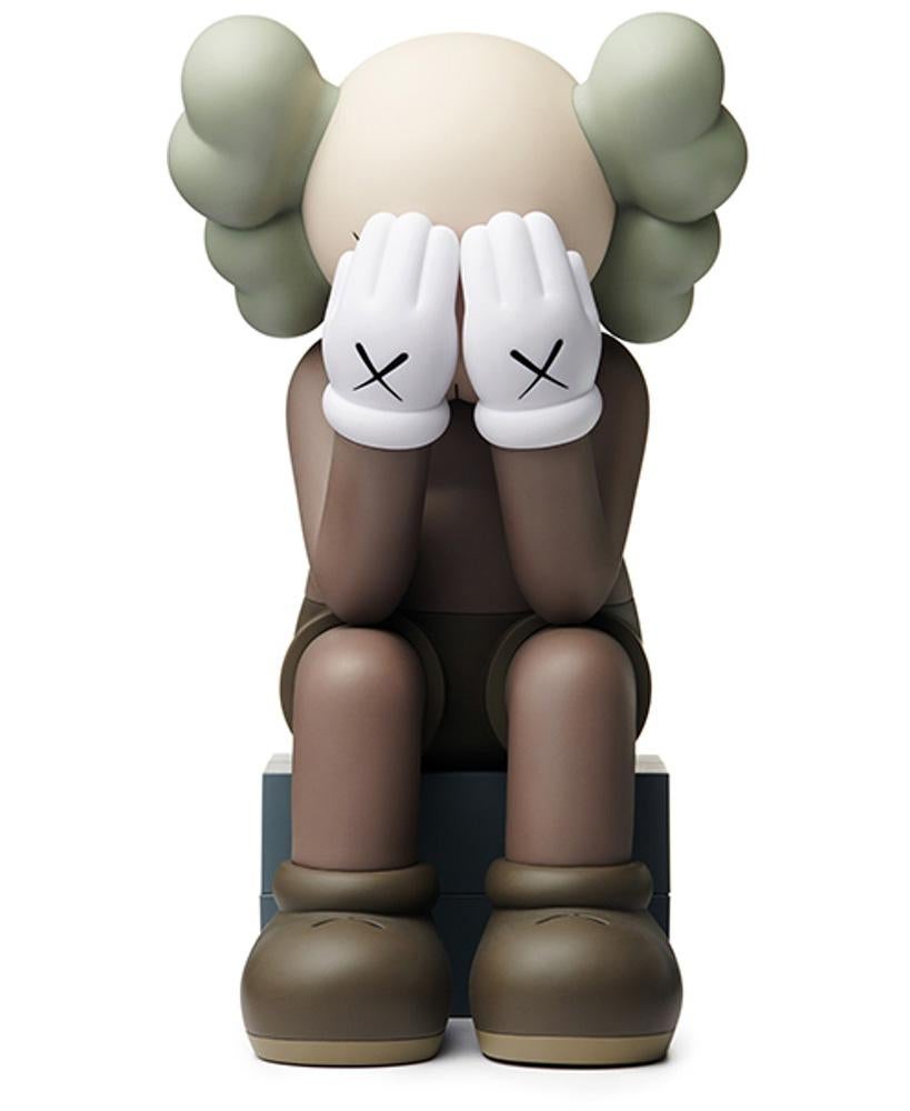 KAWS Companion 2016-2019:
A curated set of 4 individual Brown KAWS Companions new & unopened in original packaging. 

KAWS Clean Slate, 2018: 14.25 x 8 x 8 inches. 
KAWS Brown Companion 2016: 11 x 5 inches. 
KAWS Along The Way 2019: 10,5 x 9 inches.