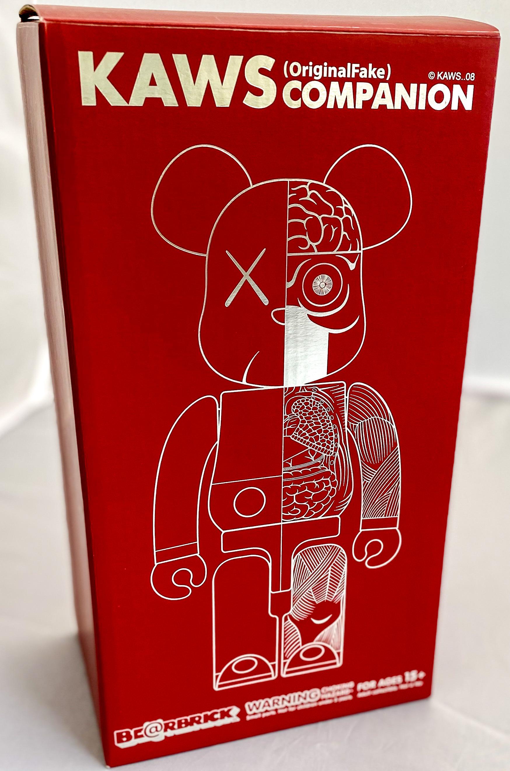 KAWS Brown Dissected 400% Bearbrick Companion 2008 (KAWS brown Be@rbrick)  4