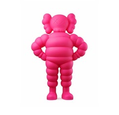 Figura in vinile di KAWS Chum (20° Anniversario) Rosa
