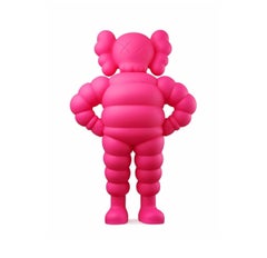 KAWS Chum Vinyl Figure rose (20e anniversaire)