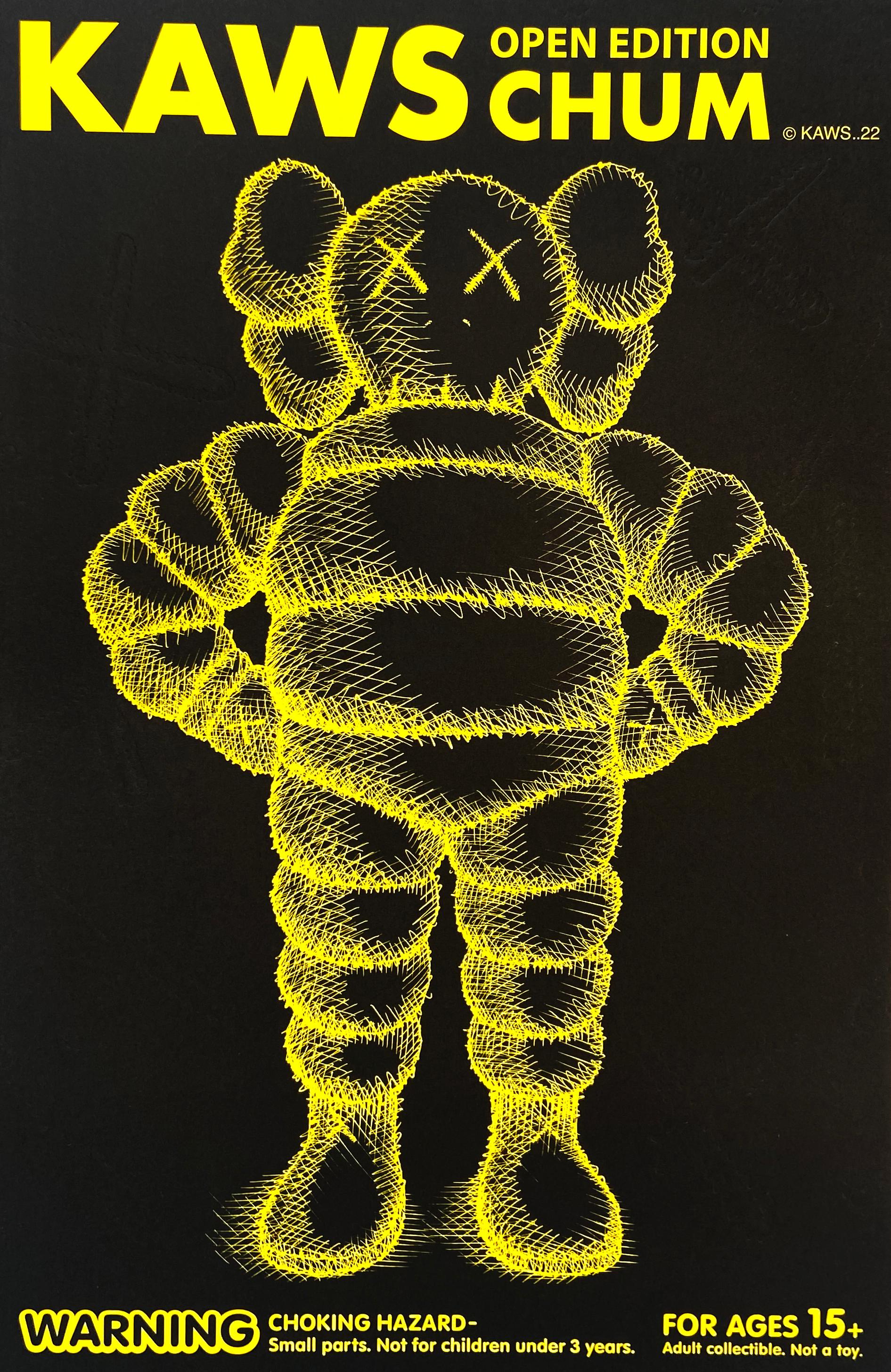 KAWS CHUM jaune (KAWS Chum Companion) 5
