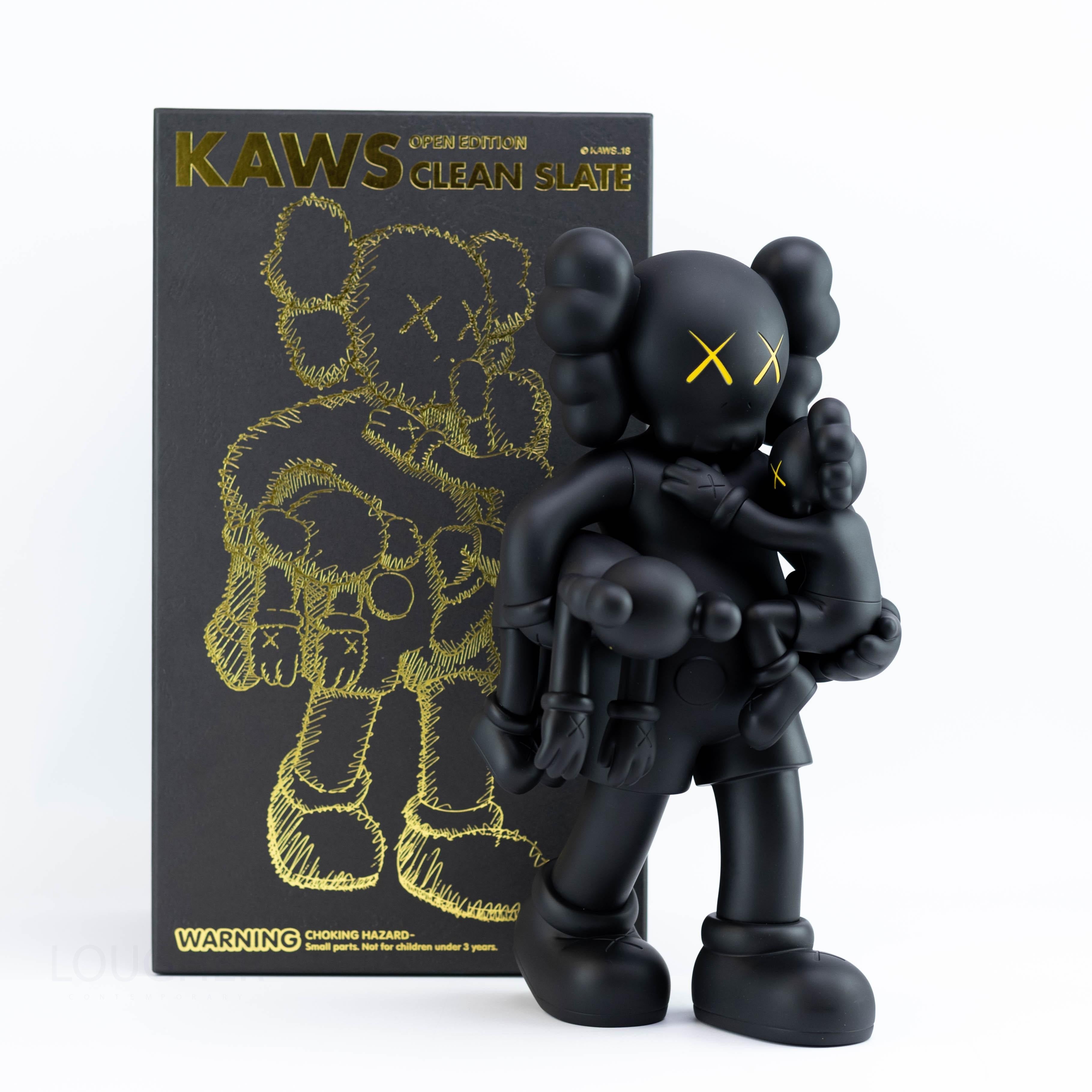 7" inch KAWS Holiday Vinyl Limited Toy Statue Figure Gift Black Color in Box 