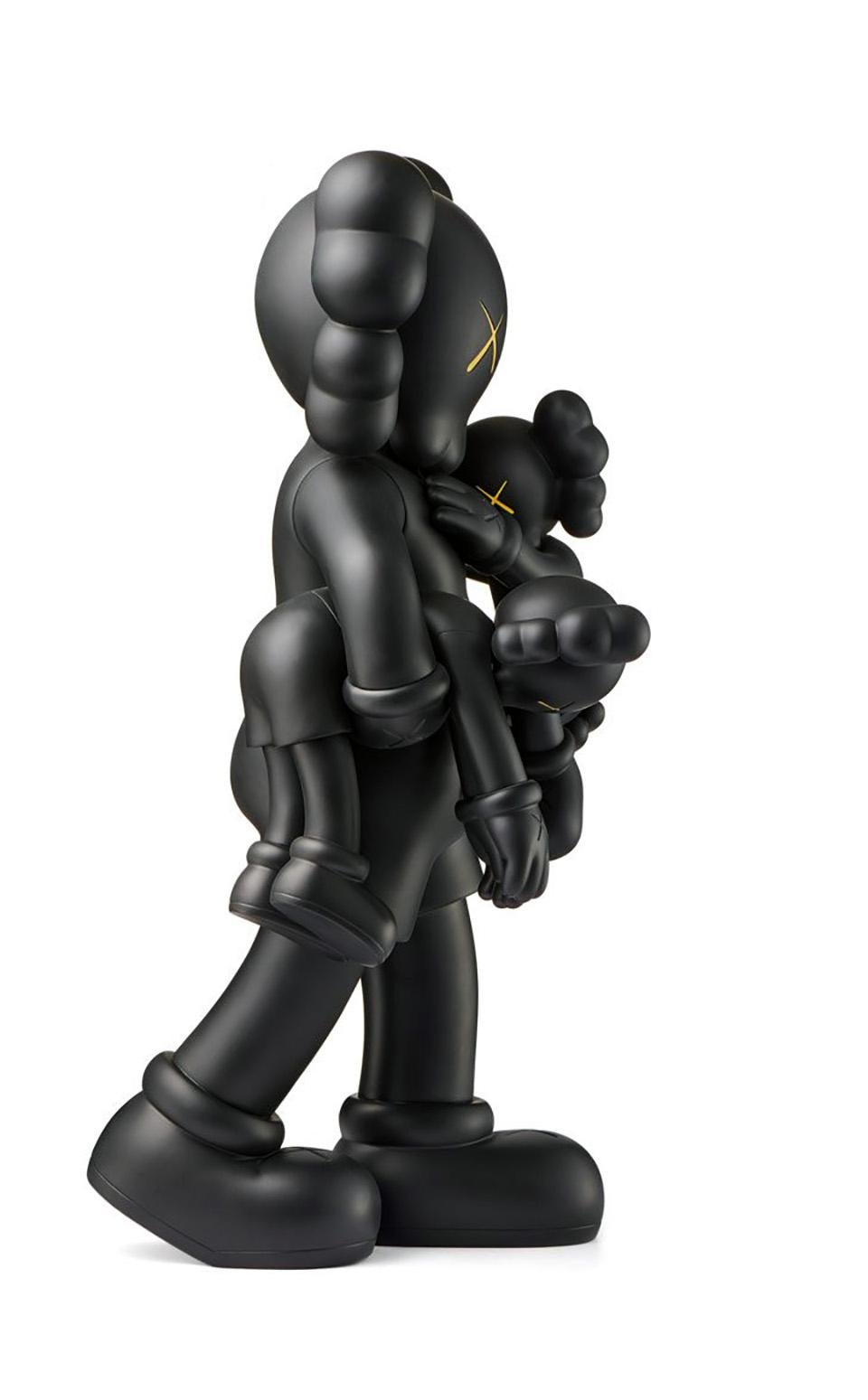 KAWS Clean Slate (Black), new & unopened in its original packaging. 
A well-received work and variation of KAWS' large scale Clean Slate sculpture - a key highlight of KAWS’ major museum exhibition KAWS: WHERE THE END STARTS where it was displayed