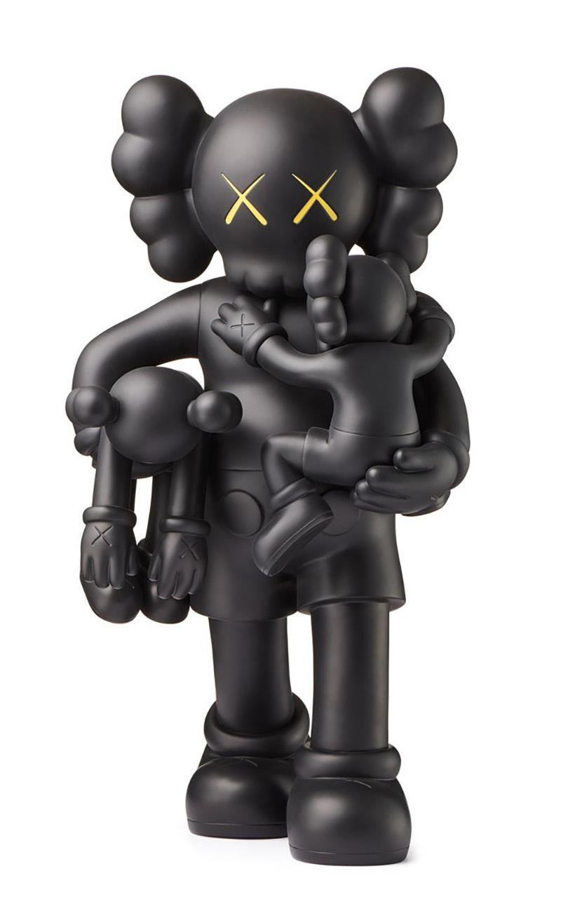 KAWS Clean Slate (Black), new & unopened in its original packaging. 
A well-received work and variation of KAWS' large scale Clean Slate sculpture - a key highlight of KAWS’ major museum exhibition KAWS: WHERE THE END STARTS where it was displayed