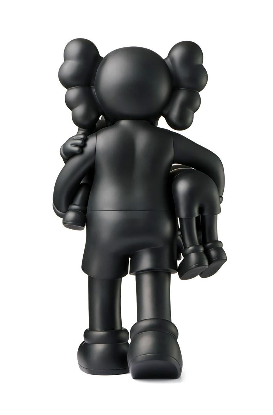 KAWS Clean Slate (Black), new & unopened in its original packaging. 
A well-received work and variation of KAWS' large scale Clean Slate sculpture - a key highlight of KAWS’ major museum exhibition KAWS: WHERE THE END STARTS where it was displayed