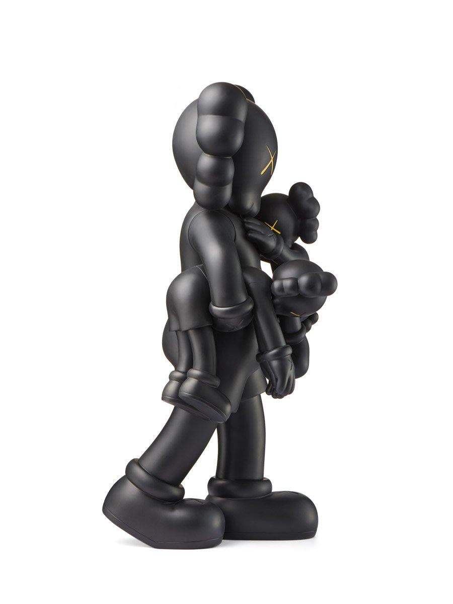 KAWS Clean Slate: Set of 2 (Brown & Black), each new & unopened in original packaging. 
A well-received work and variations of KAWS' large scale Clean Slate sculpture - a key highlight of KAWS’ major museum exhibition KAWS: WHERE THE END STARTS