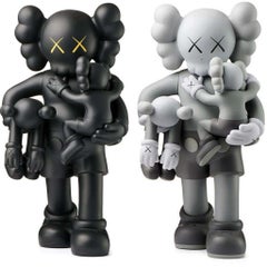 KAWS Set aus 2 KAWS-Set aus sauberem Schiefer (KAWS-Schwarz-grau)