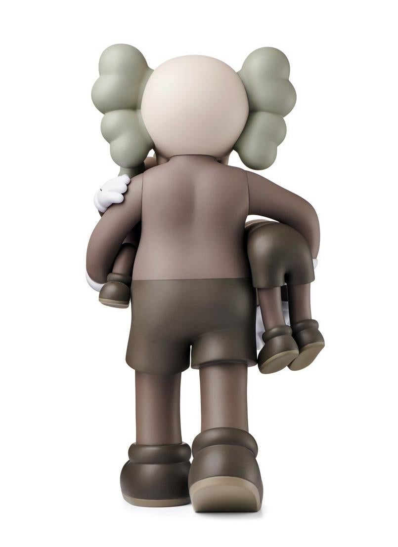 KAWS Clean Slate set of 2 (Grey & Brown), new & unopened in original packaging. 
A well-received work and variation of KAWS' large scale Clean Slate sculpture - a key highlight of KAWS’ major museum exhibition KAWS: WHERE THE END STARTS where it was