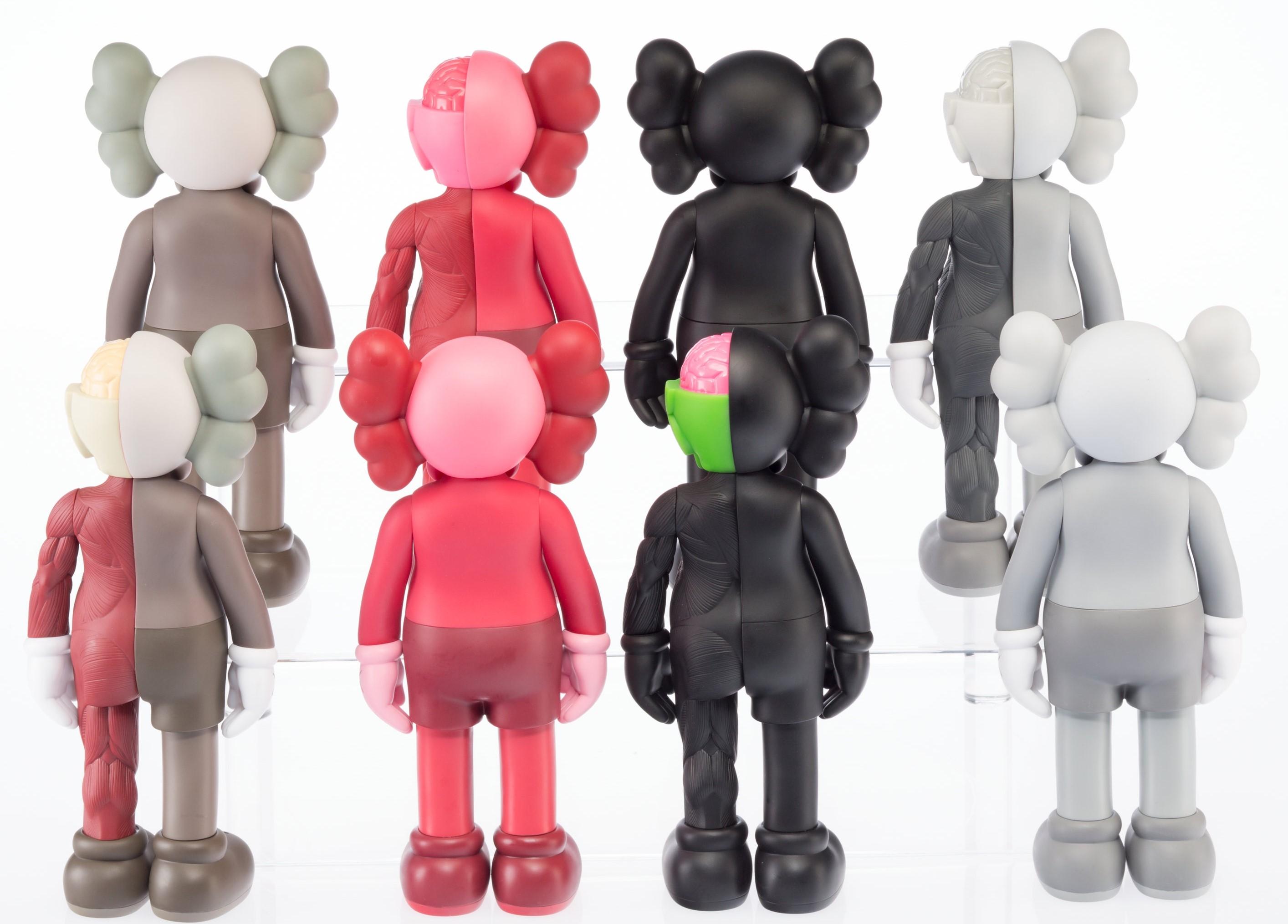 KAWS Companion Flayed & Companion Editions Vinyl Figure Complete Set of 8 Sealed For Sale 1