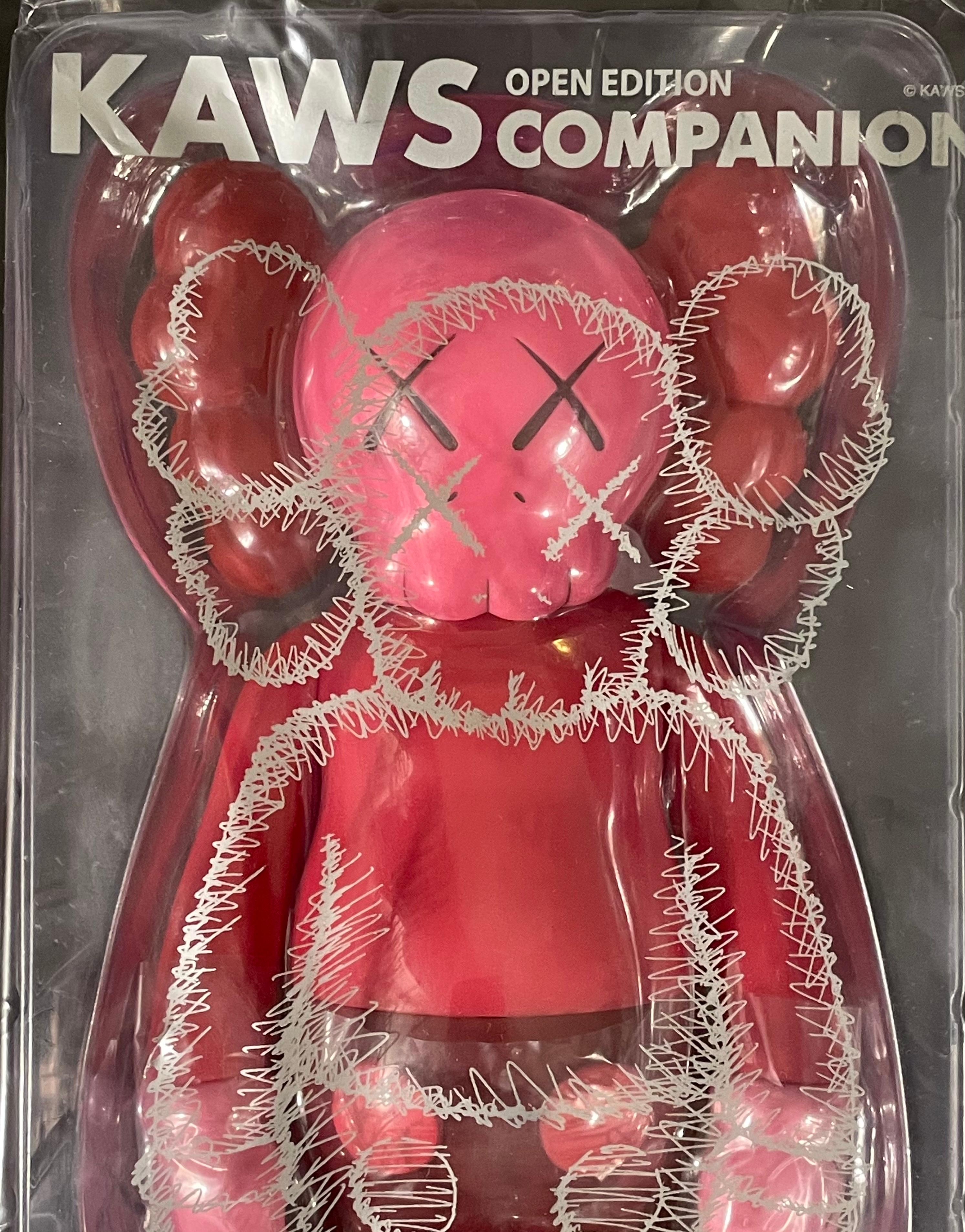 KAWS Companion Flayed Edition & Companion Edition Vinyl Figure Blush Set Sealed For Sale 2