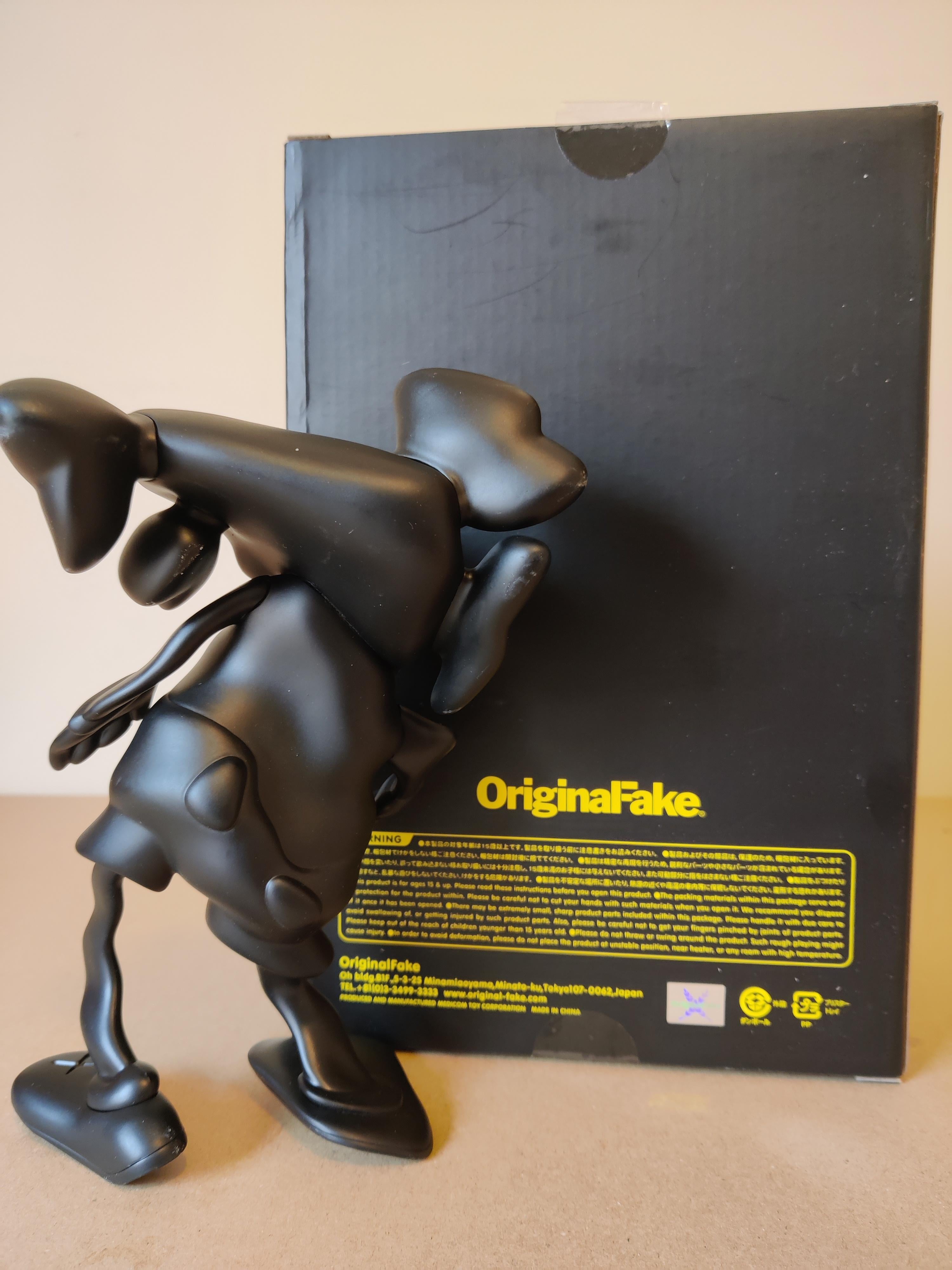 KAWS -- Compagnon (version Robert Lazzarini) (Noir) en vente 2