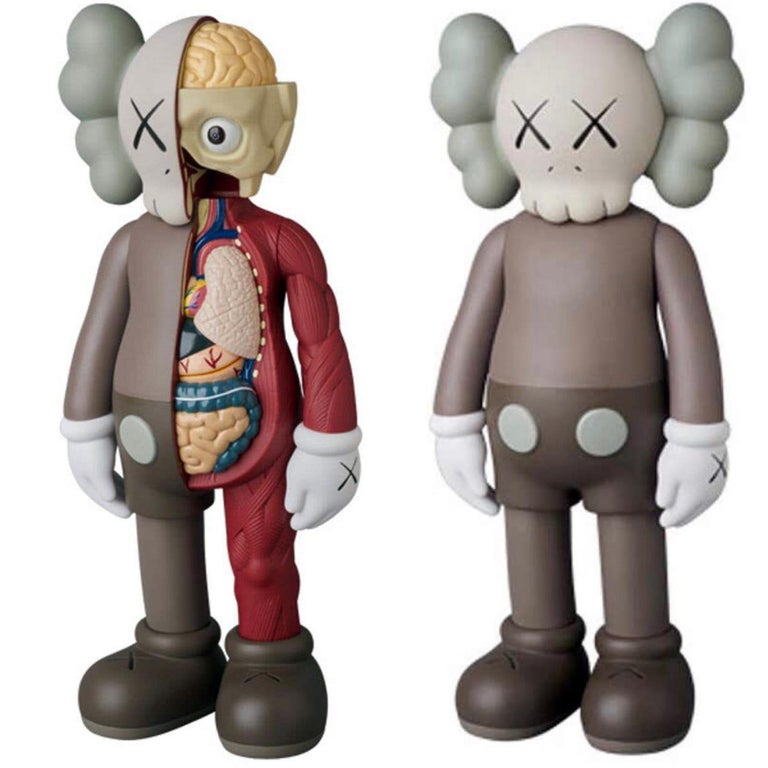 KAWS KAWS Companions 2016 set of 2 (KAWS brown companions) For Sale