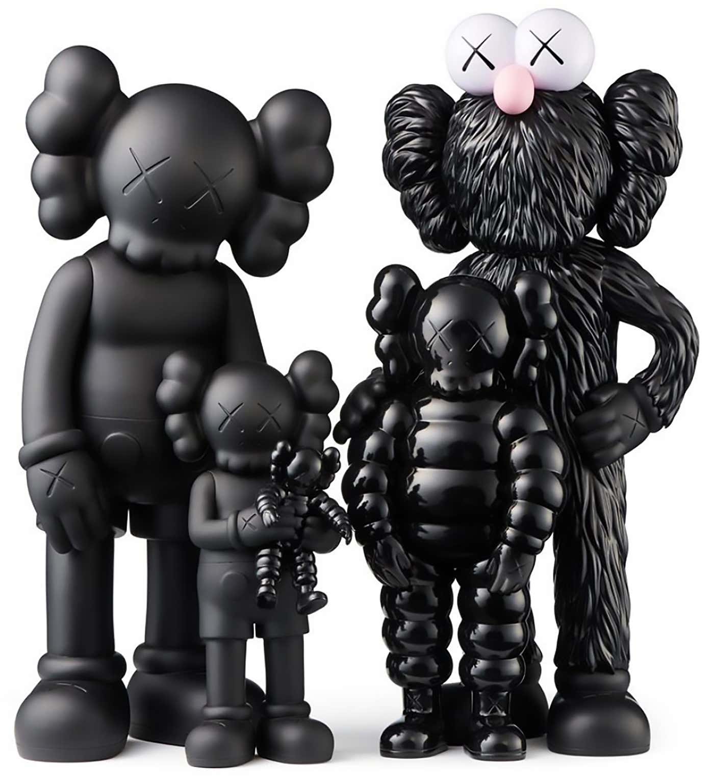 KAWS - KAWS FAMILY (black KAWS Family companion) For Sale at 1stDibs ...