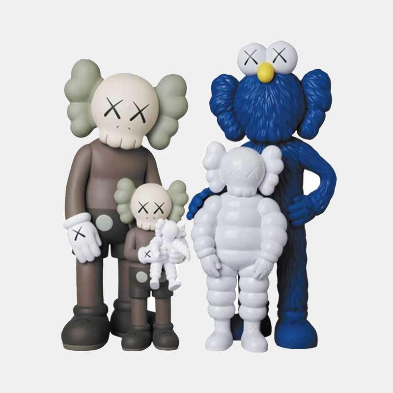KAWS - KAWS SHARE and KAWS TAKE (set of 2 KAWS companions) at 1stDibs