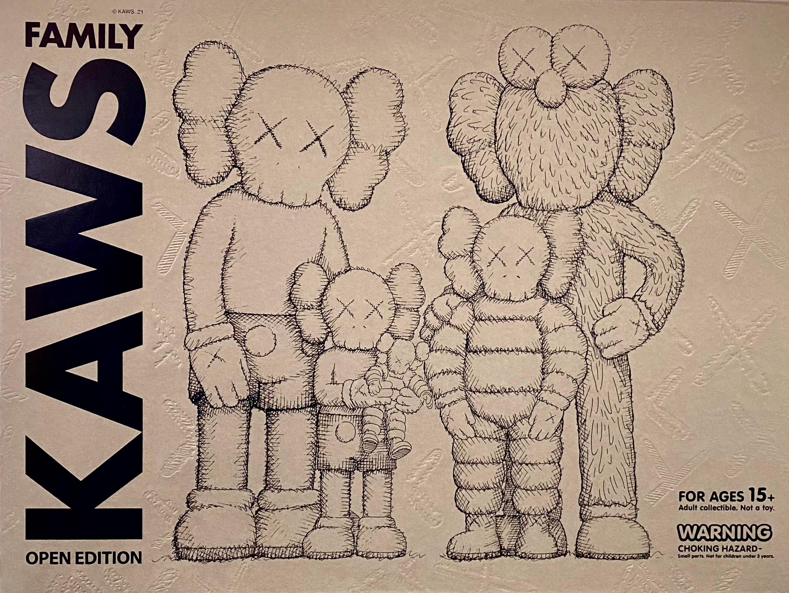 KAWS FAMILY (brown KAWS Family companion)
