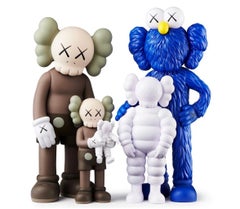 KAWS - FAMILY Figures - Brown version - collectible Pop Art 