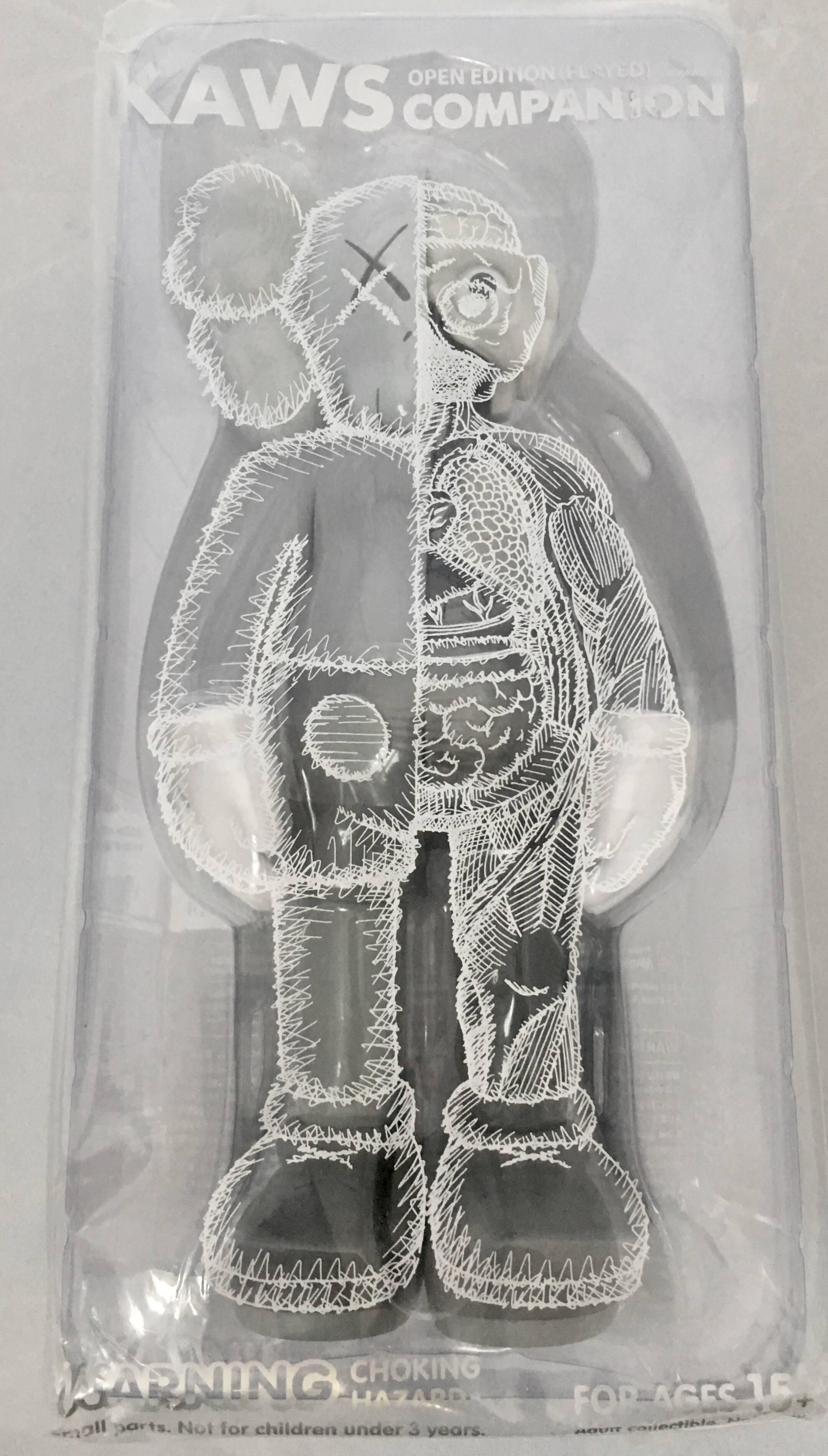KAWS Flayed Companion, 2016 (Grey)
New and sealed in its original packaging. Published by Medicom Japan in conjunction with the exhibition, KAWS: Where The End Starts at the Modern Art Museum of Fort Worth. ThIs figurine has since sold out.
