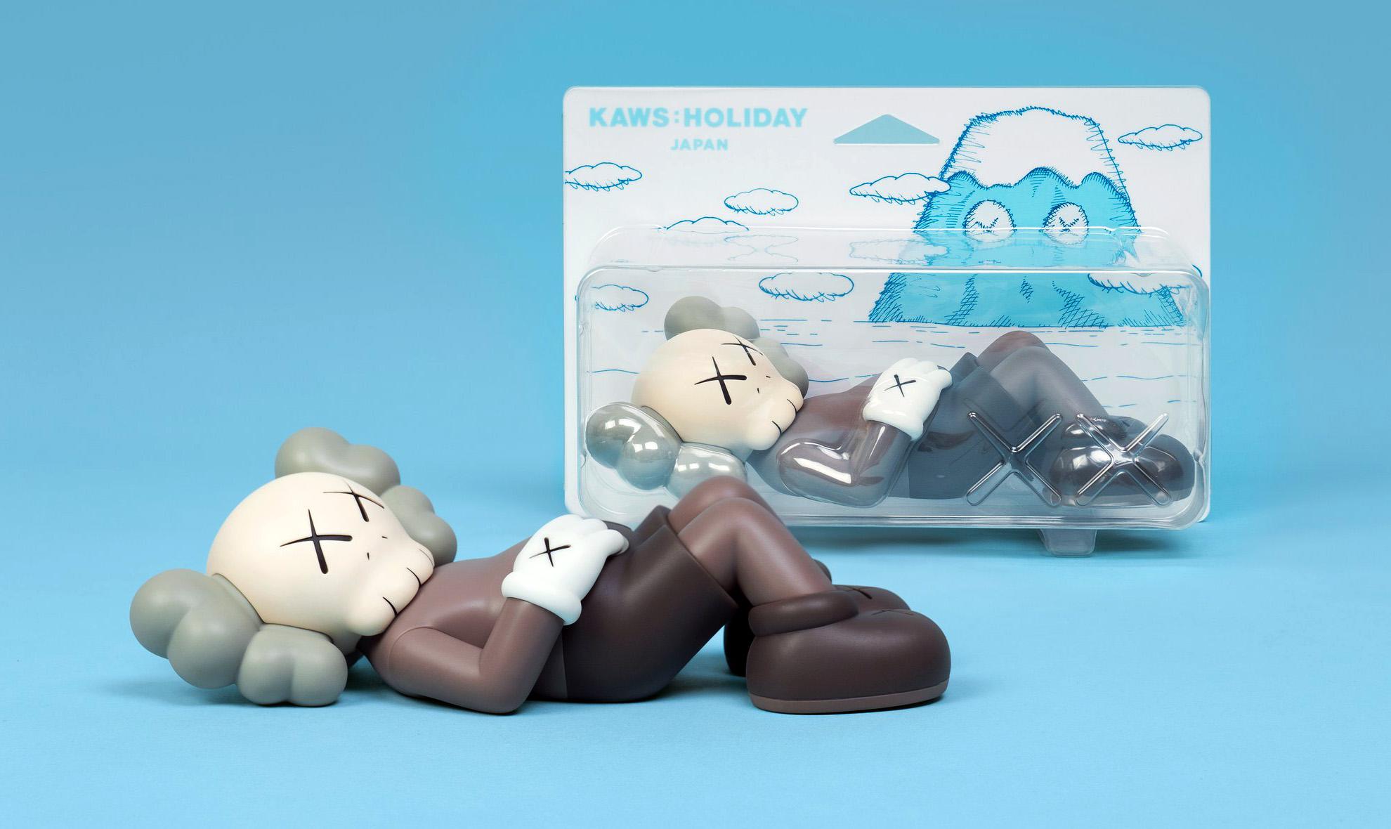 KAWS Holiday Companion Japan: Set of 2 works (KAWS Mount Fuji): 

These sold out KAWS figurines features KAWS' signature character COMPANION in a resting position; published by All Rights Reserved to commemorate the debut of KAWS’ 40-meters-long