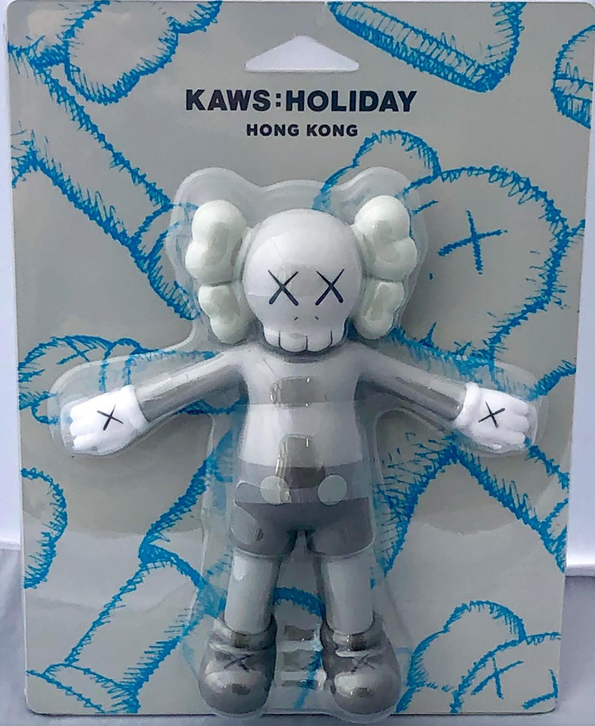 KAWS HOLIDAY Companion: set of 3 works (KAWS grey Companion) For Sale 1