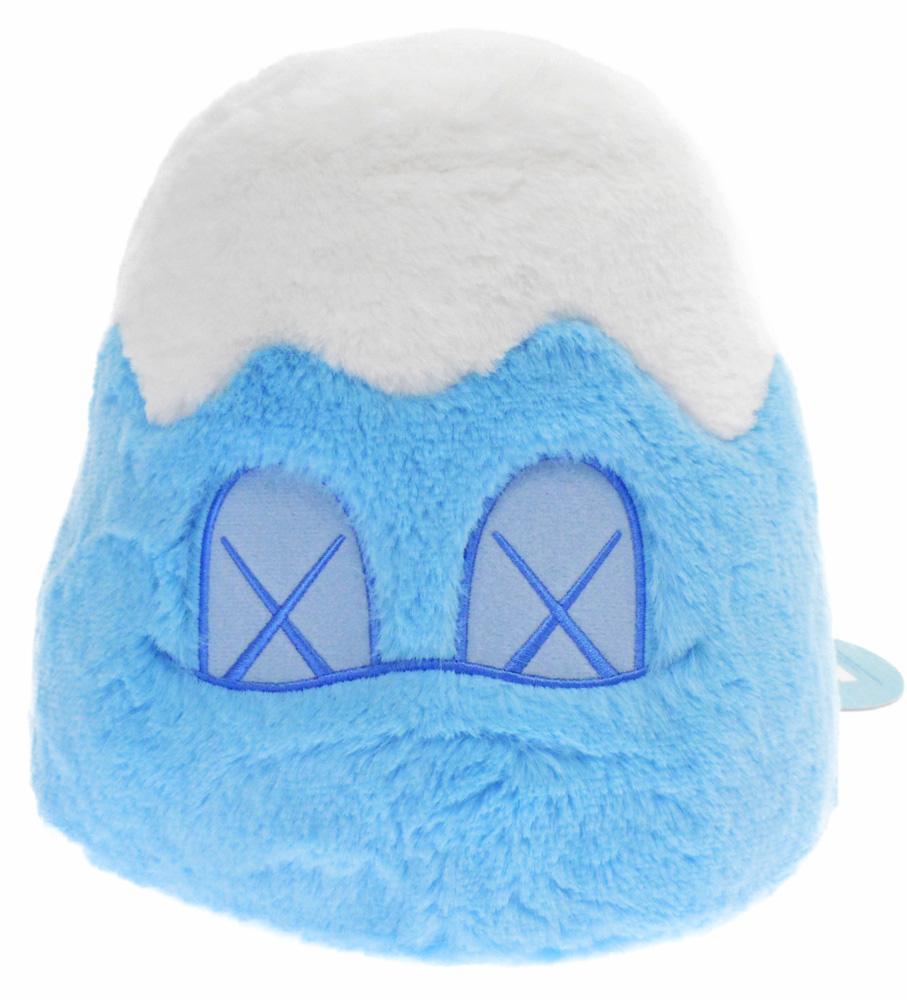 KAWS Mount Fuji Plush Companion: 
This sold out limited edition, plush figure was produced in conjunction with KAWS’ widely popular, traveling art installation, ‘Holiday' - this time at Mt. Fuji, Japan. New in an exclusive KAWS designed
