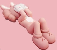 KAWS Holiday Pink Bunny Rabbit Comes With NFC Chip Contemporary Street Art