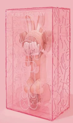 KAWS Holiday Pink Bunny Rabbit Comes With NFC Chip Contemporary Street Art 