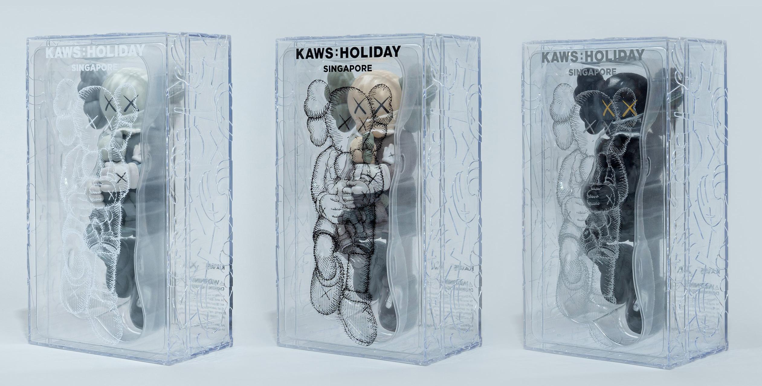 KAWS Holiday Singapore complete set of 3 works (KAWS Singapore companion)  For Sale 7