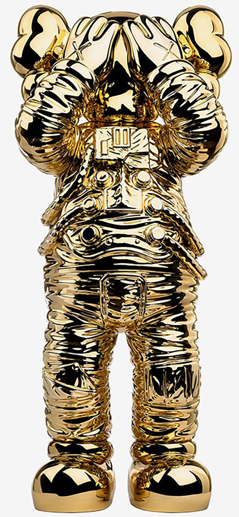 KAWS: HOLIDAY SPACE: Set of 2 works (Silver & Gold):

KAWS SPACE is a celebration of 20 years of the KAWS COMPANION. Using a sounding balloon, the KAWS: HOLIDAY SPACE was sent up 41.5km into the stratosphere before retuning to Earth. Reminiscent of