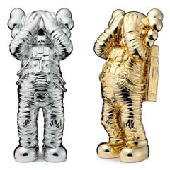 KAWS Holiday SPACE: set of 2 works (KAWS silver gold space) 