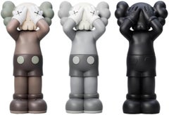 KAWS - Holiday UK - Set of 3  Painted Cast Vinyl / Brown, Grey and Black version