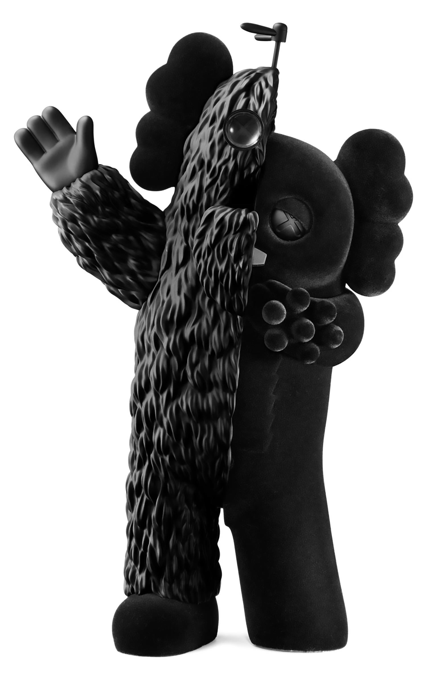 KAWS Kachamukku 2022:  
KAWS Kachamukku was born out of a unique collaboration between KAWS and the popular children’s Japanese Sesame Street equivalent, Hirake! Ponkikki. Here KAWS combines & splits the show’s two main characters down the middle