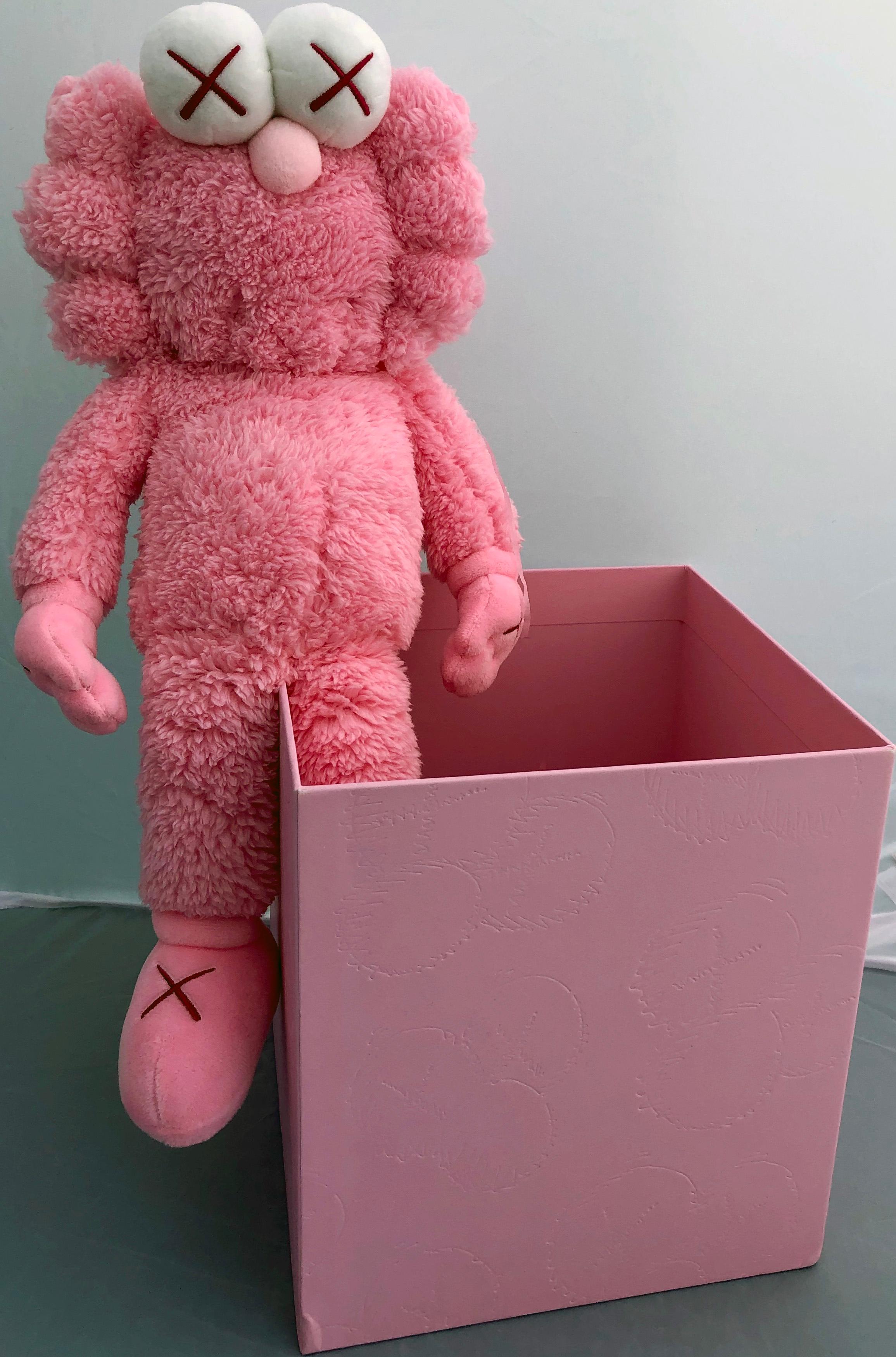 kaws bff plush pink