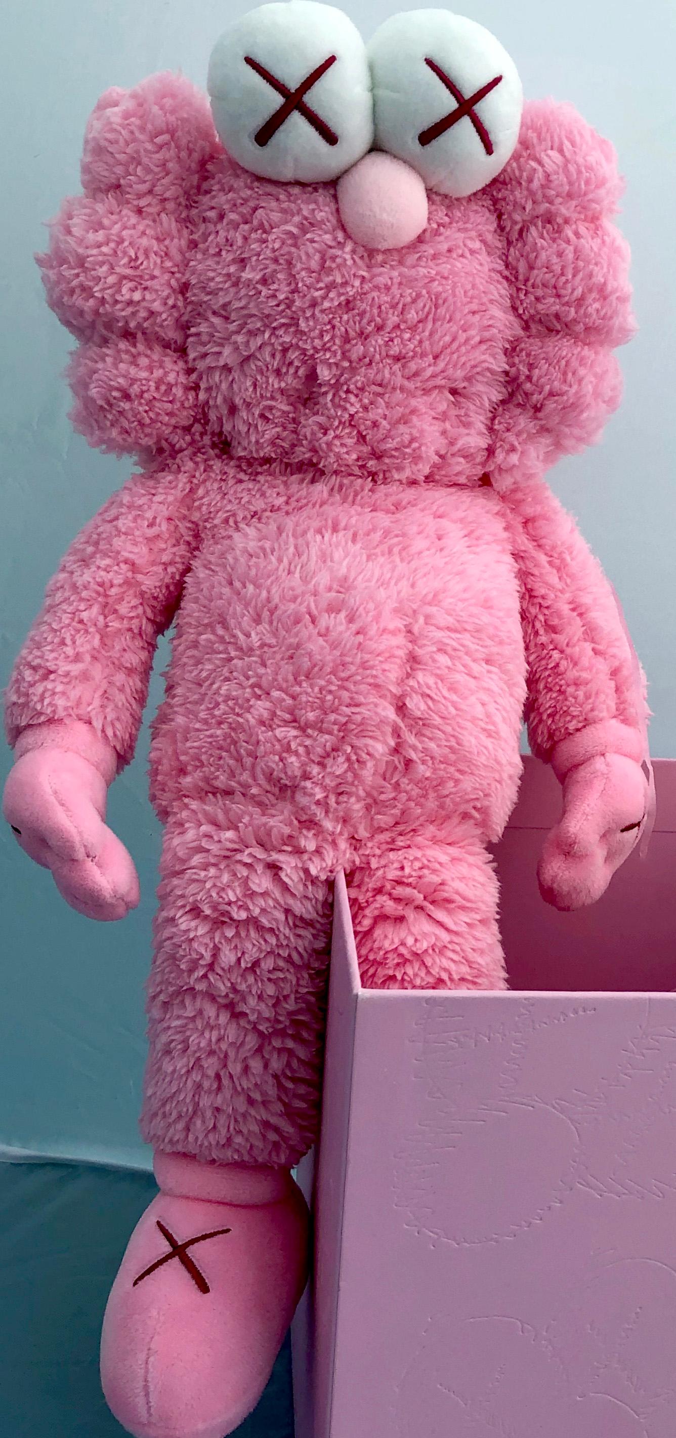 pink kaws plush