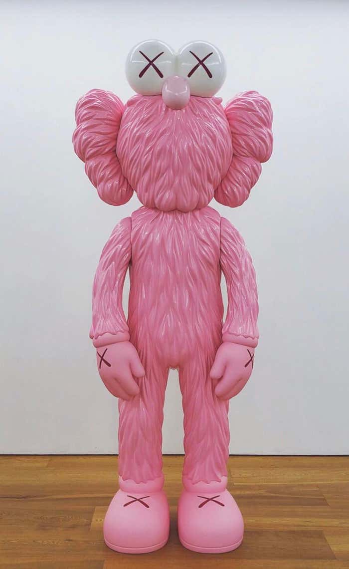 KAWS - KAWS Pink BFF vinyl (Pink KAWS BFF Companion) For Sale at 1stDibs