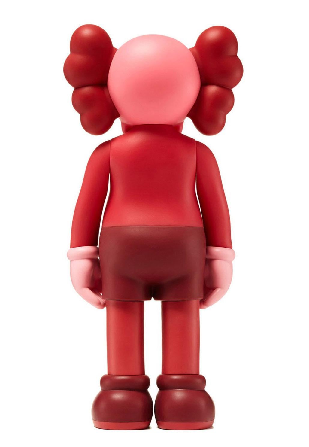 KAWS Red Blush Companions: complete set of 2 works: New and sealed in their original packaging. Published by Medicom Japan in conjunction with the exhibition, KAWS: Where The End Starts at the Modern Art Museum of Fort Worth. These figures have