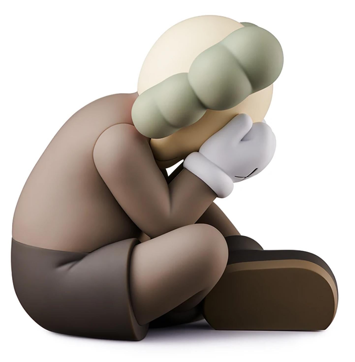 KAWS SEPARATED COMPANION: New & unopened in its original packaging:
This highly collectible brown KAWS SEPARATED figure is derived from the Brooklyn based artist’s larger scale sculpture of same (originally constructed in 2019), and is a key