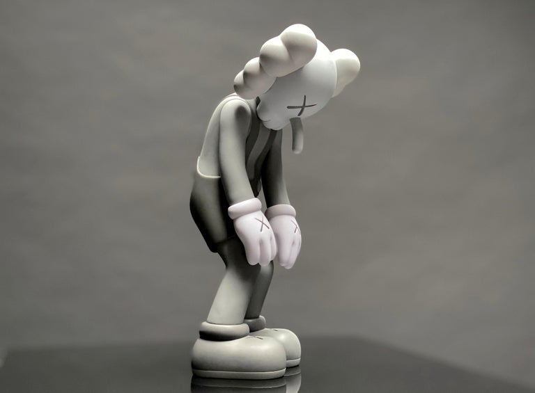 KAWS, 'Small Lie' Art Toy, Grey, 2017 For Sale 2