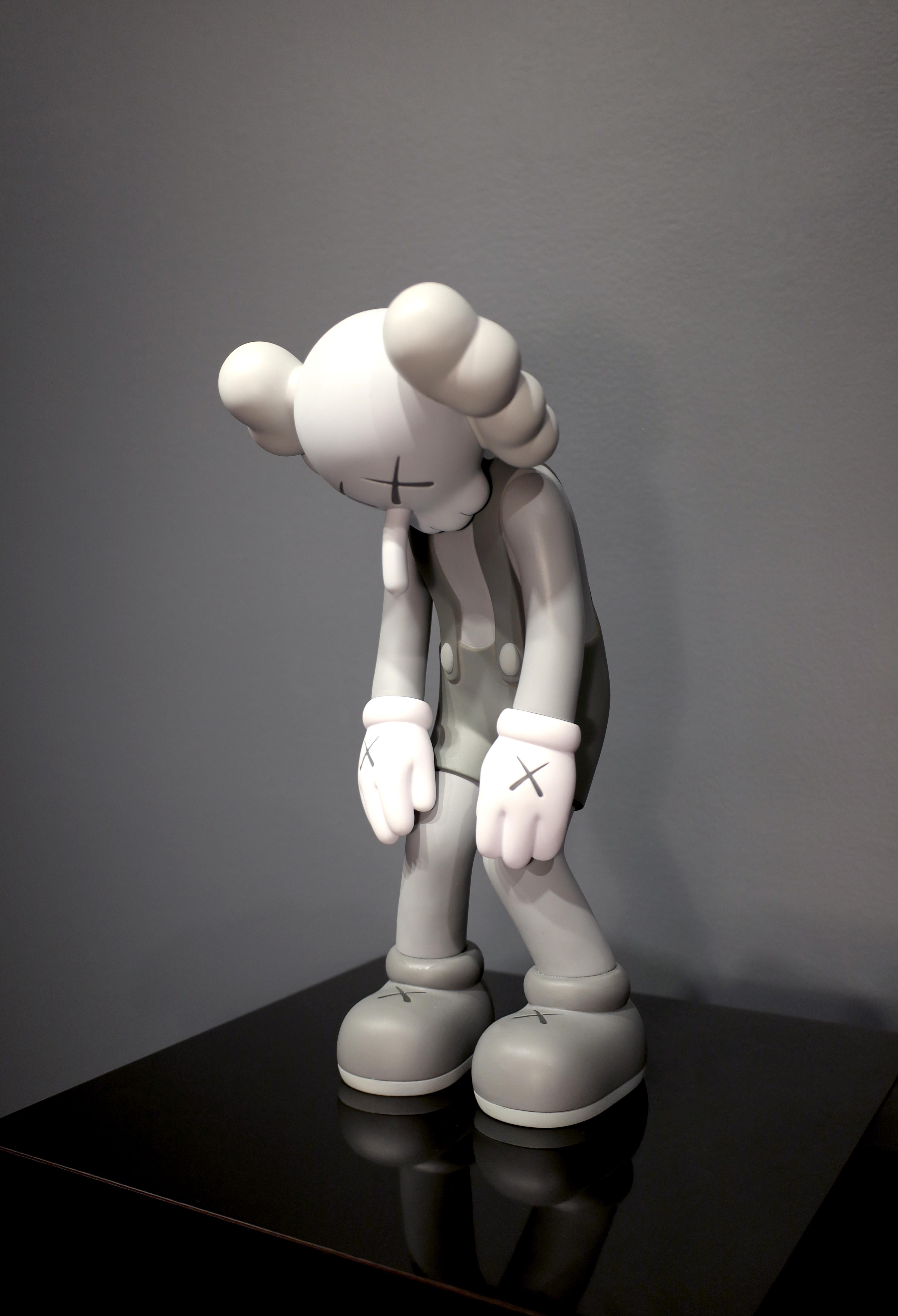 KAWS KAWS 'Small Lie' Grey Vinyl Toy Figure, 2017 For Sale at 1stDibs