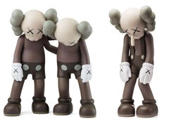 KAWS SMALL LIE Brown & KAWS Along The Way Brown (2 works)
