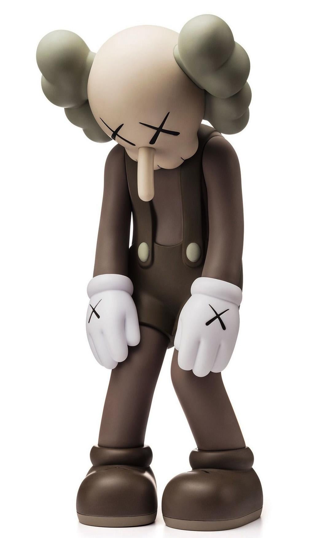 KAWS SMALL LIE Marron  ( compagnon brunKAWS) en vente 1