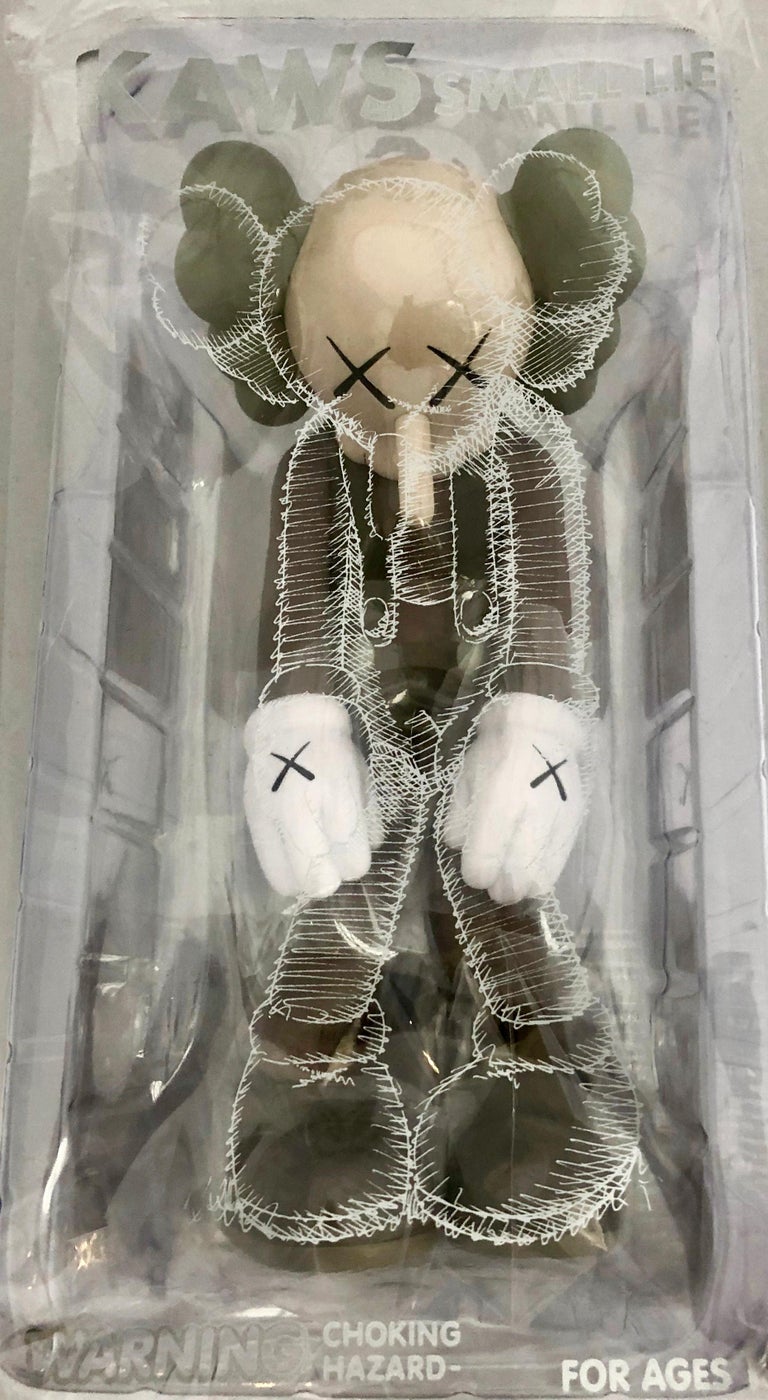 KAWS KAWS SMALL LIE Brown (brown KAWS Companion) For Sale at 1stDibs