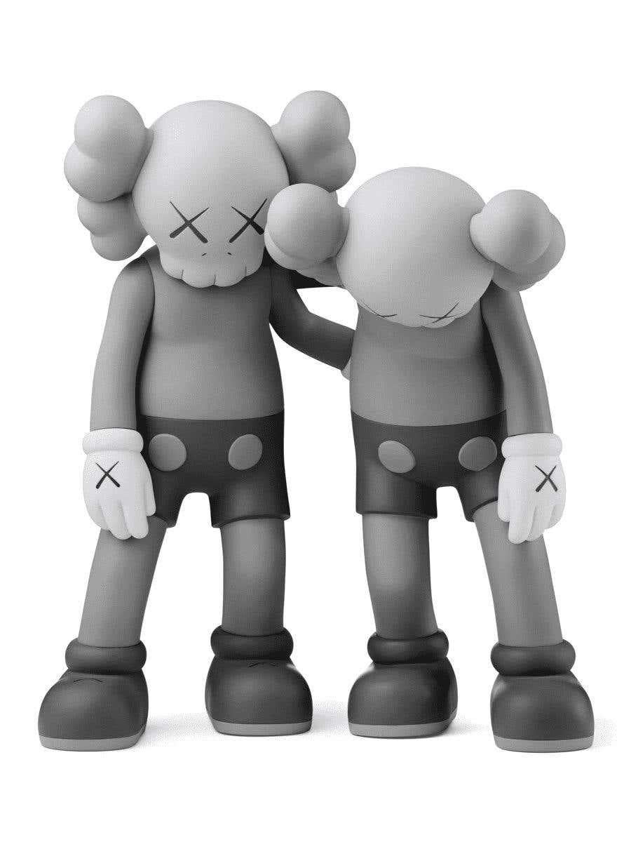 12月30日12時発売 KAWS SMALL LIE BROWN GRAY BLACK - kaws